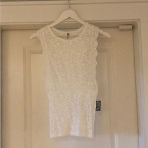 Lace free people top
